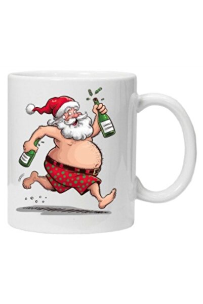 CRD PRINT Personalized mug with 'Funny Santa' print, model 13 -
