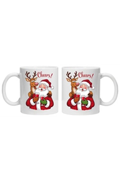 CRD PRINT Personalized mug with "Funny Santa" print, model 9,