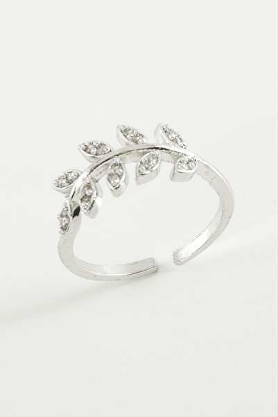 ZERO LAND LVSQVR خاتم من الزركون (84621) مرصع بالأحجار - أصفر