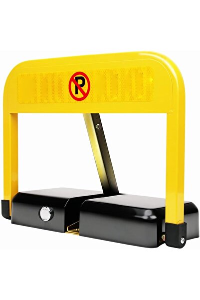 Yagud Parking Space Folding Lock, Intelligent Remote Control Parking Blocker with Stable Base