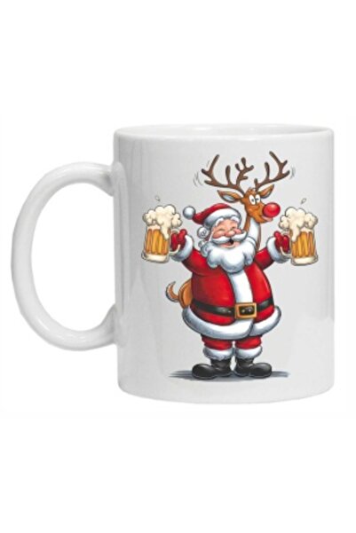 CRD PRINT Personalized mug with 'Funny Santa' print, model 4 -