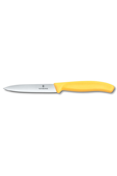 Victorinox Sharp Tip Knife with Straight Blade 6.7708.C1, Blade 10 cm, Lemon Yellow