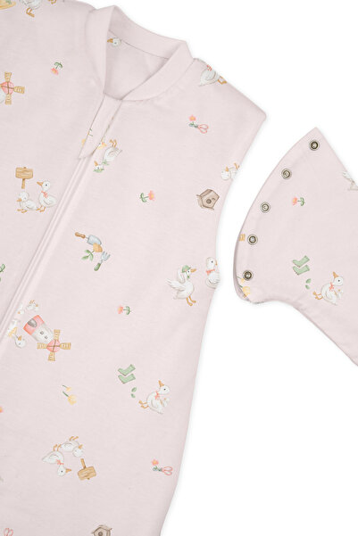 Roosac Winter 2.5 Tog Baby Kids Sleeping Bag with Detachable Sleeves Modal Cotton 0-10 Years - Farmyard