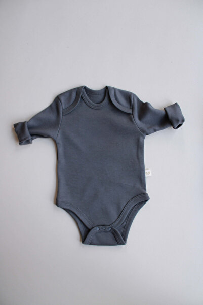 Oh La La Koala For Little Ones Anthracite Long Sleeve Bodysuit