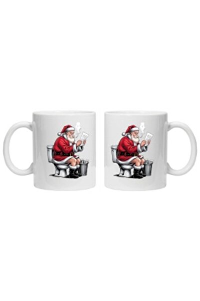 CRD PRINT Personalized mug with "Funny Santa" print, model 2,