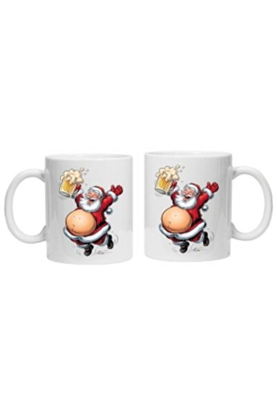 CRD PRINT Personalized mug with "Funny SANTA" print, model 7,