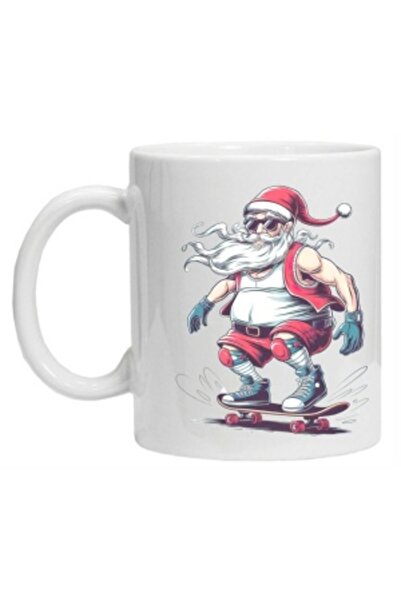 CRD PRINT Personalized mug with "Funny Santa Claus" print, model 5