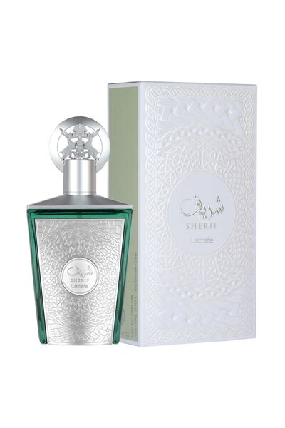 lattafa Apa de parfum Lattafa, Sherif, Unisex Woody Aromatic Fragrance, 100 ml