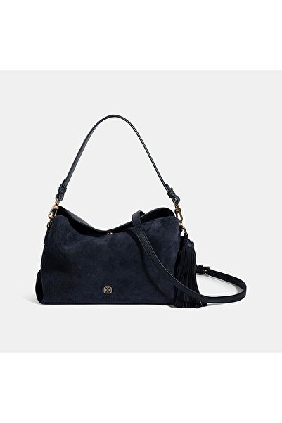 Desa Women's Navy Blue Shoulder Strap Handbag