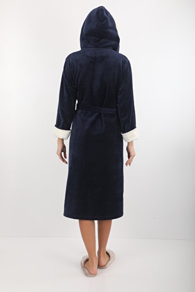 Wild Love Жіночий халат з капюшоном із 100% бамбука з квітковим візерунком – м'який і теплий домашній одяг