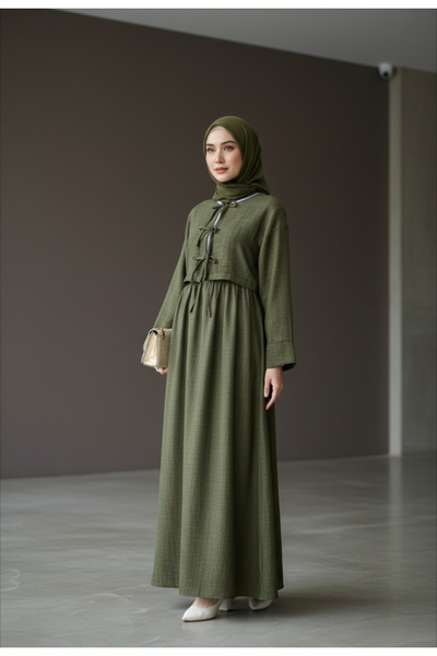 ENDAMIM Linen Skirt Set