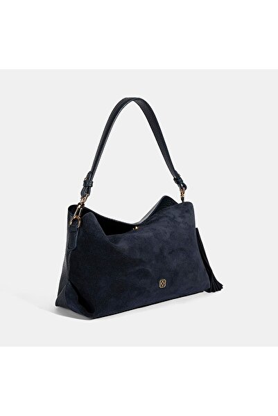 Desa Women's Navy Blue Shoulder Strap Handbag
