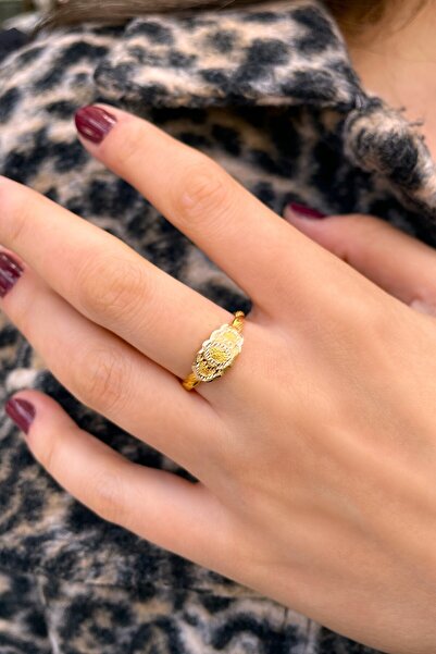 Altınaşkı Tokalı Burma Altın Yüzük