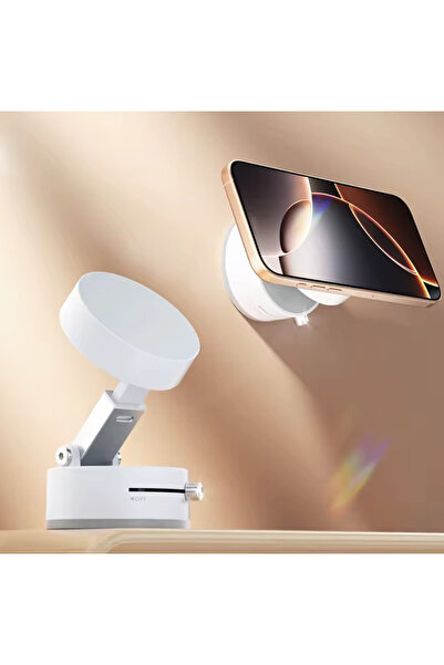 yollayenilensin Vakumlu Manyetik Telefon Tutucu – Katlanabilir Masa Üstü ve A...
