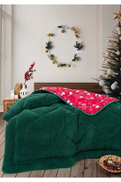 Sudemhome Double Size 100% Cotton Christmas Themed Welsoft Quilt Christmas Gift Quilt 195 X 215 cm