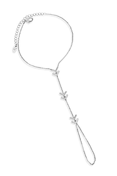 Klips Concept Flow Form Silver Color Şahmeran