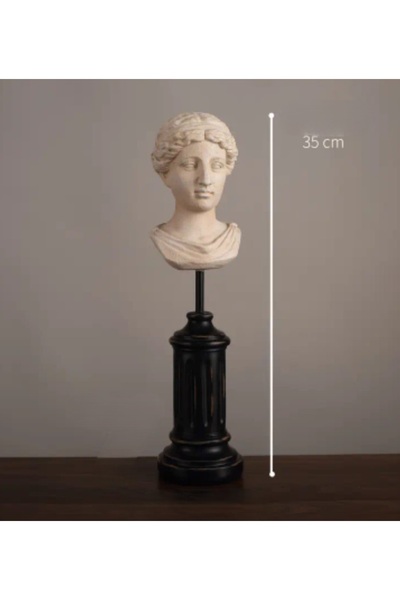 Yaratıcı sanatlar atölyesi Yüksek Kaideli Antik Roma Figürleri Büstleri Büyük...