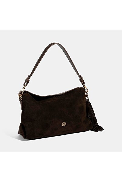 Desa Women's Brown Shoulder Strap Handbag