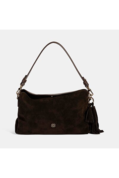 Desa Women's Brown Shoulder Strap Handbag