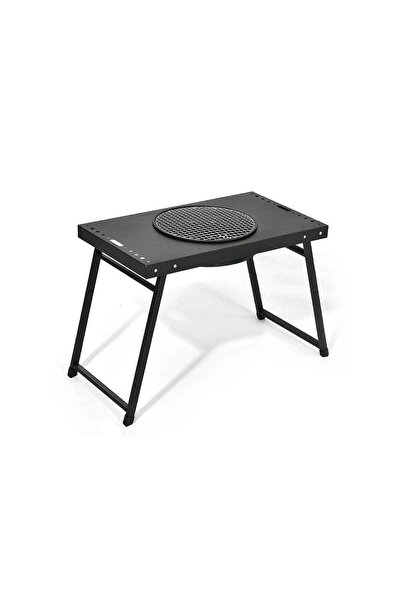 Generic Portable Charcoal Grill Table – Foldable, Easy to Carry BBQ Grill for Camping & Backyard Parties