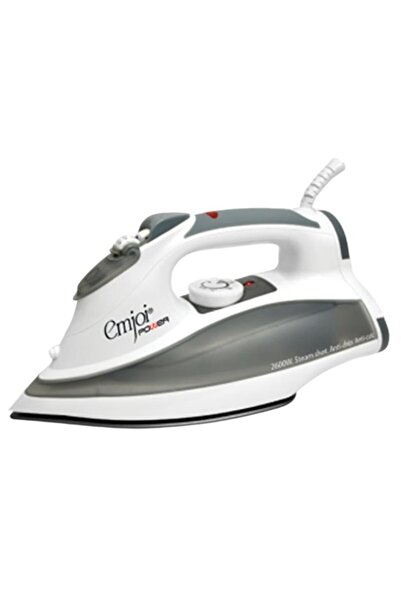 Emjoi Power 2600W Steam Iron – Anti-Drip, Anti-Calc, Non-Stick Soleplate