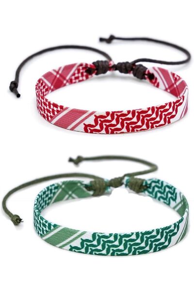 erorex Hilufiet Adjustable Country Flag Code Bracelet Protection and Lucky String Bracelet Tibetan...