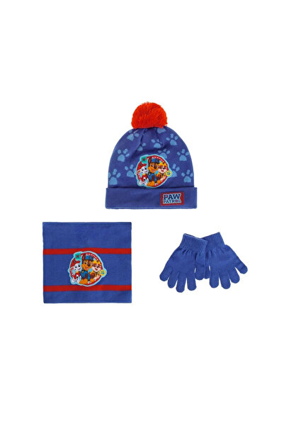PAW PATROL Hat, Scarf and Gloves Set, for 8 Year Olds