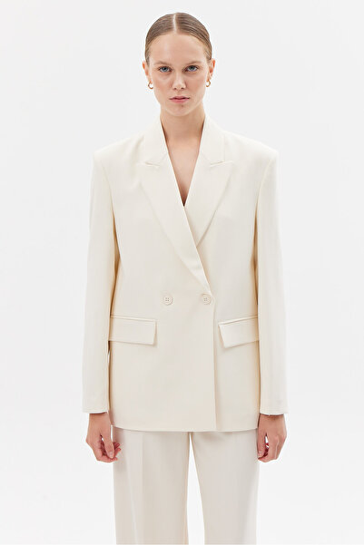 PAULMARK سترة كلاسيكية نسائية مع جيوب