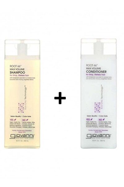 Giovanni set - Maximum Volume Conditioner 250ml + Shampoo 250ml