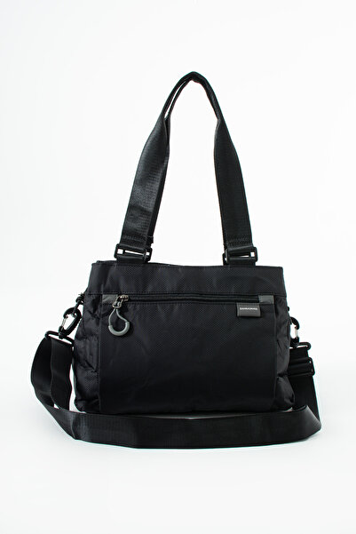 Sanmorris 5-Eye Patterned Parachute Fabric Adjustable Crossbody Strap Hand and Shoulder Bag