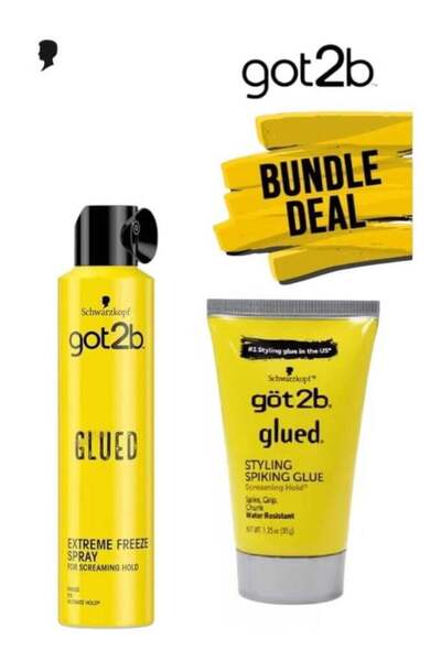 Got2B Freeze Spray with Adhesive Glue and Styling Gel