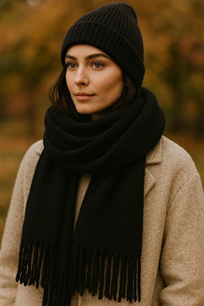 Külah Eșarfă premium moale de iarnă din cașmir pentru femei – ultra moale și caldă