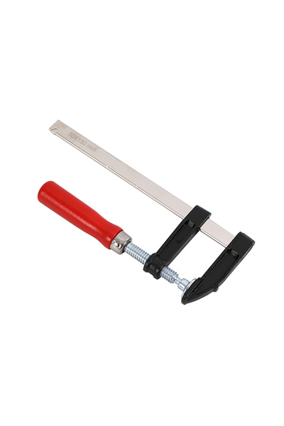 Lawazim Bar Clamp 15cm - Adjustable Screw Clamp with Wooden Handle