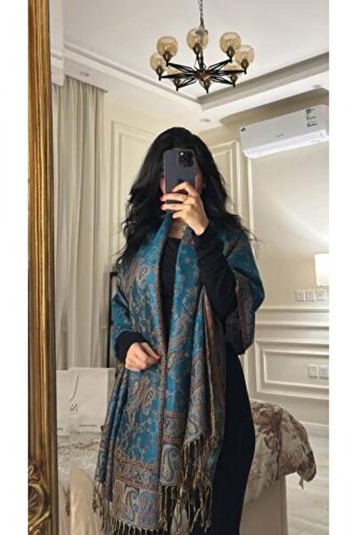 Gerenic Blue Kashmiri Shawl