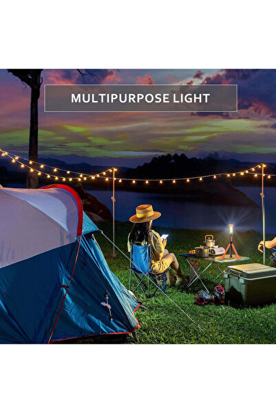 Generic Rechargeable LED Emergency Light with Adjustable Tripod – 2500 Lumens of bright, cordless power