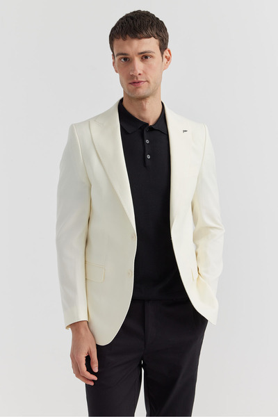 PAULMARK Men's Swallow Collar Jacket