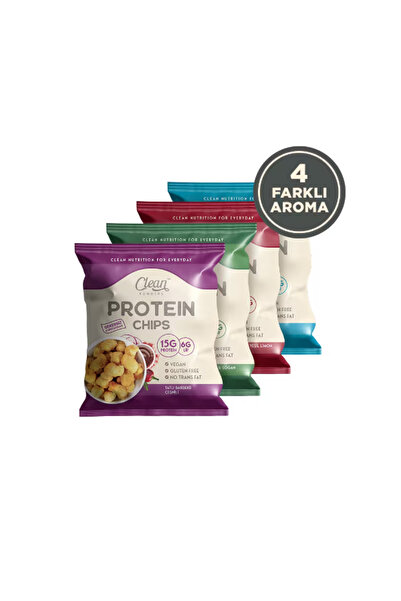 Clean Powders Protein Chips 50 Gr Sağlıklı Atıştırmalık 4 Adet Mix Deneme Paket