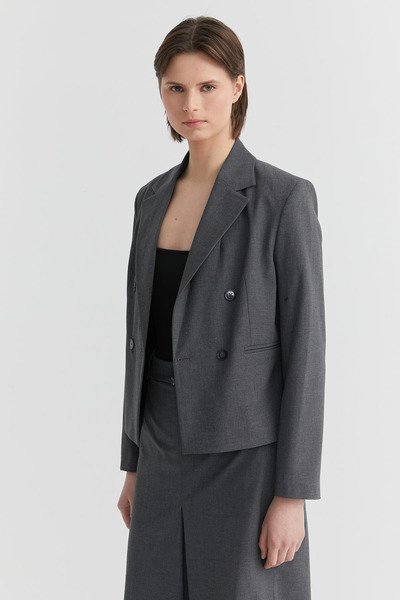 PAULMARK Γυναικείο μπουφάν διπλό πέτο Capama