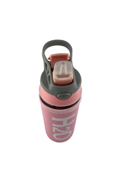 Tohana H2O Glass Flask with Straw and Cover 500 ml