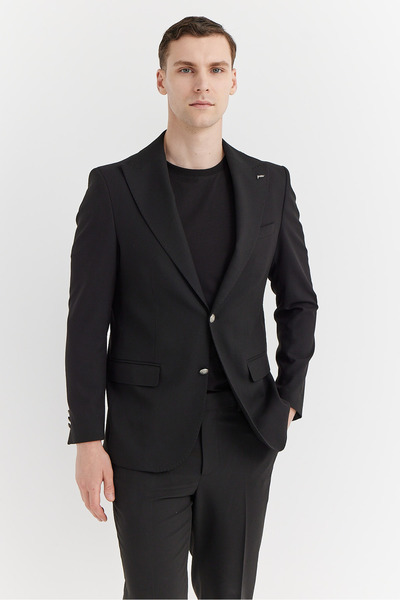 PAULMARK Чоловічий піджак з ластовичною коміром