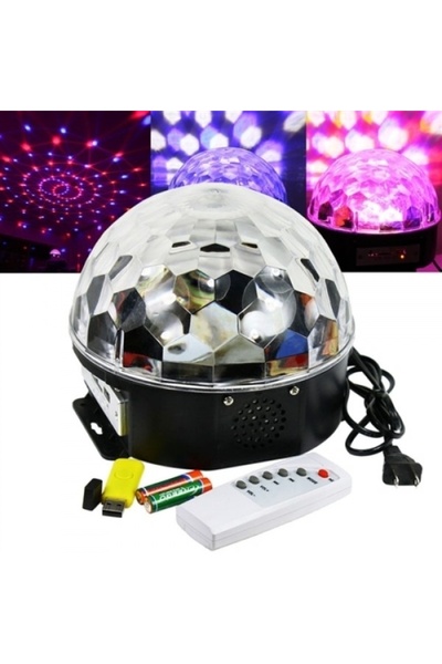TrendyLux Disco Light Projector + Bluetooth/USB Speaker, Remote Control – Party Lights & Music