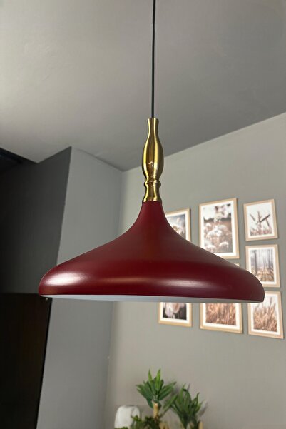 Bamyum Champion Vişne Eskitme Simya Başlık Tekli Avize Sarkıt Salon Mutfak Bu...