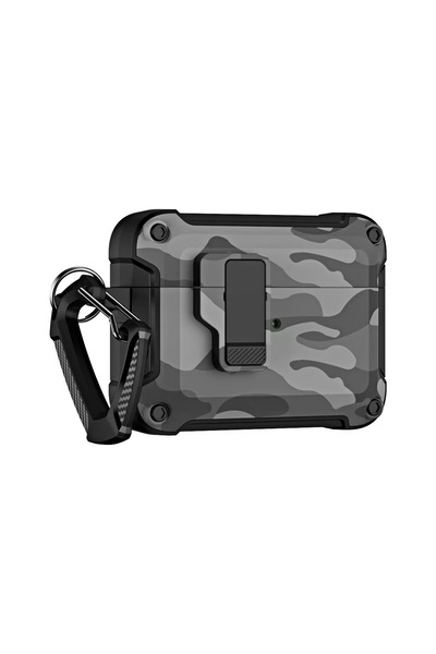 Snooe 1 × حافظة سماعات أذن مغناطيسية بنمط التمويه لـ AirPods 4 حافظة واقية من...