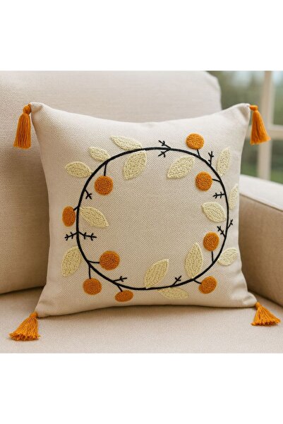 ESSENSE HOME & LİVİNG 2-Piece Punch Embroidered Living Room Balcony Bohemian Throw Pillow Cover Pillowcase Highly Recommended