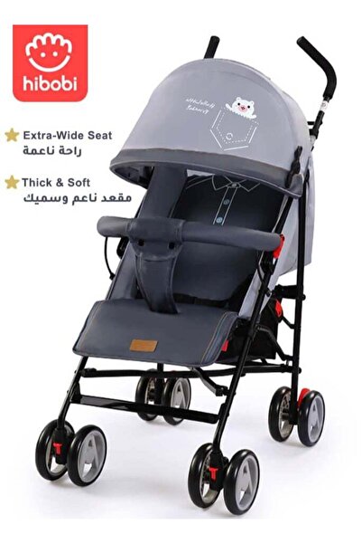 hibobi عربة أطفال خفيفة الوزن قابلة للطي، قابلة للطي بلمسة واحدة، مقعد متكئ، ...