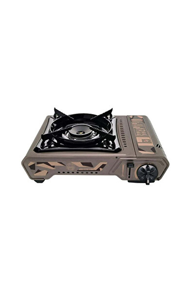 Generic Portable Camping Gas Stove – Windproof High-Heat Outdoor Burner with One-Touch Ignition