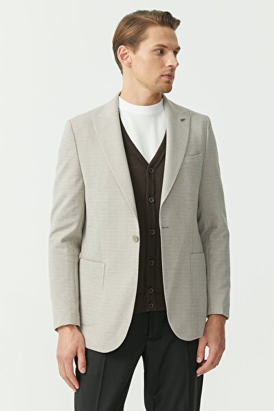 PAULMARK Ανδρικό μονόχρωμο μπουφάν με μονό κουμπί