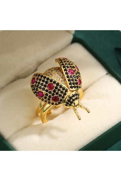 erorex A high-quality European and American cubic zirconia copper plated 18-karat gold seven star...