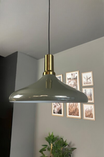 Bamyum Champion Antrasit Eskitme Fener Başlık Tekli Avize Sarkıt Salon Mutfak...