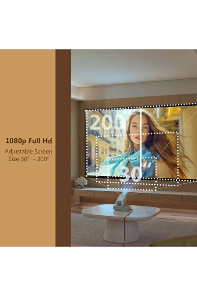 Generic Lumacast Smart Full HD 1080P Projector Auto Focus & Keystone 150" Ultra-Wide Screen | Android 13